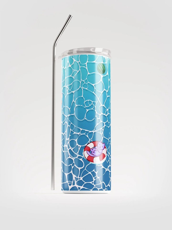 Watery Friends Water Tumbler with Straw product image (1)