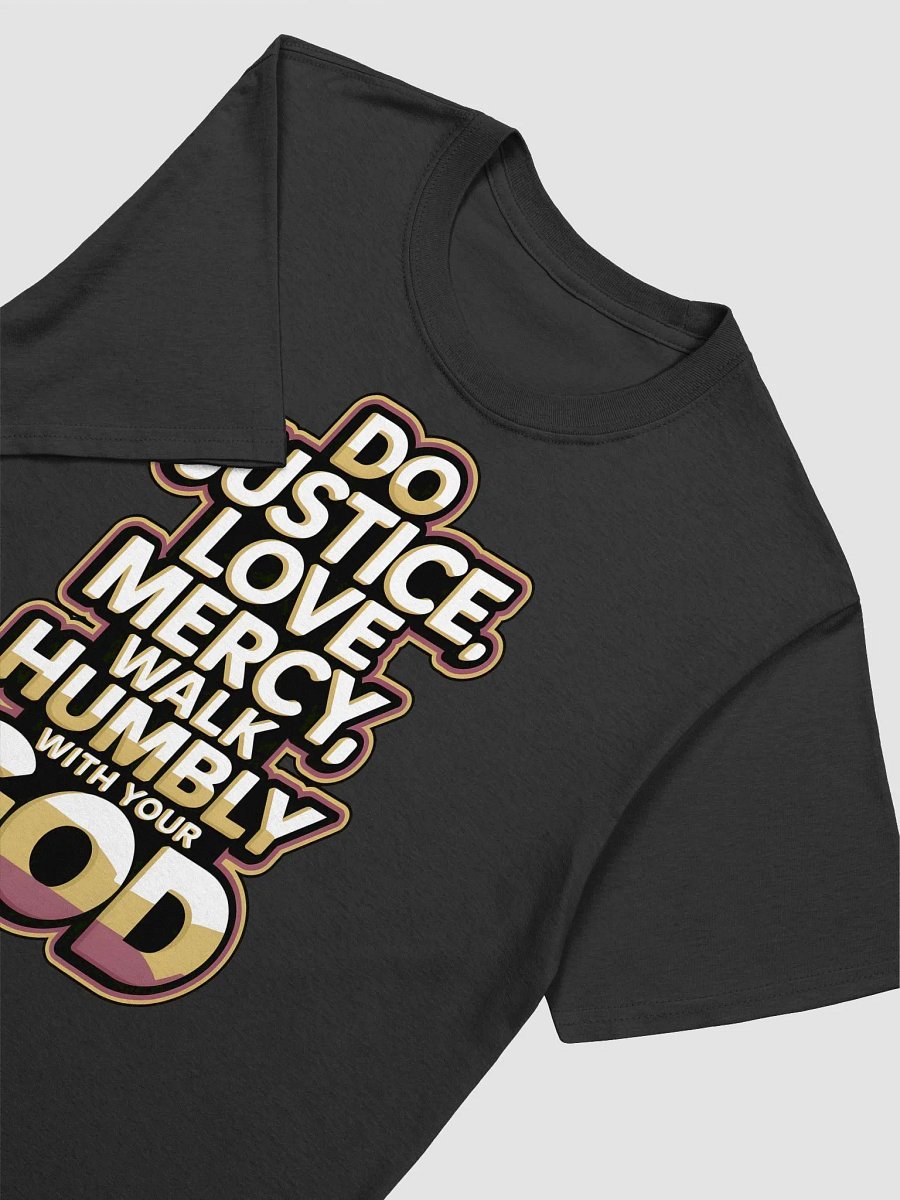 Micah 6:8 Red Unisex Tee product image (3)