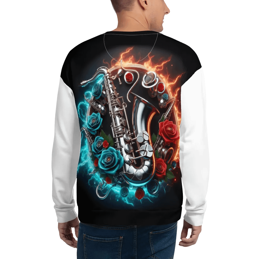 Silver Saxophone Serenade - Unisex Sweatshirt #25 product image (4)
