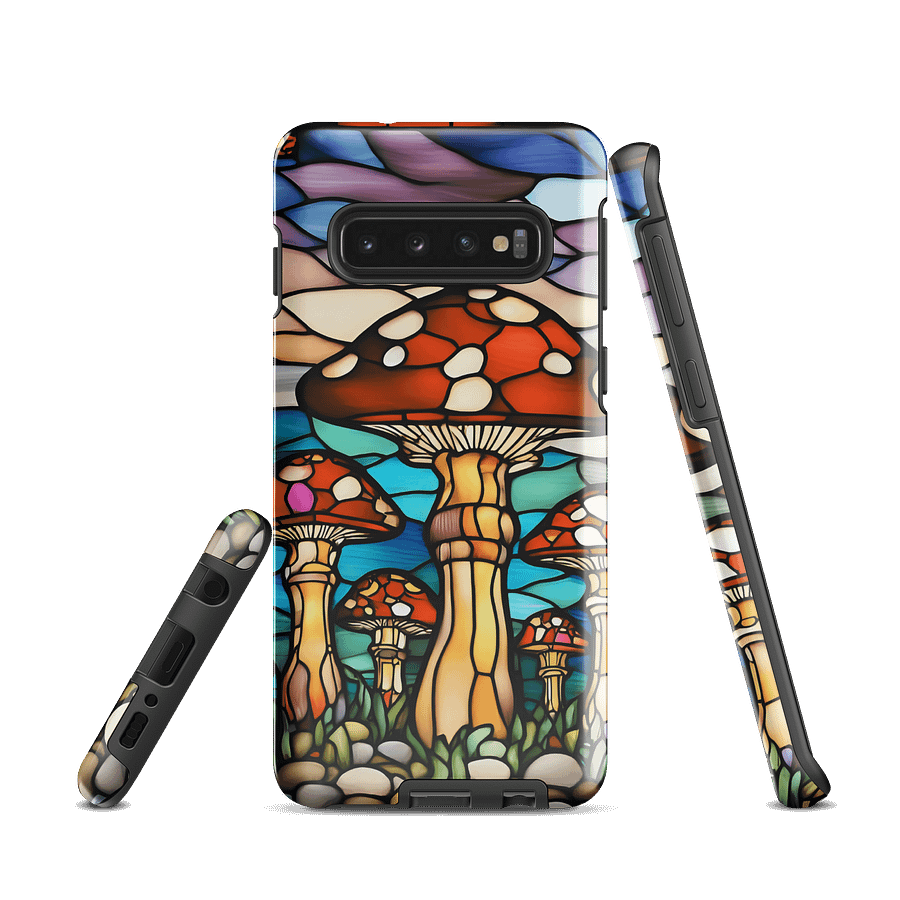 Stained glass Psychedelic shroom Tough Case product image (1)