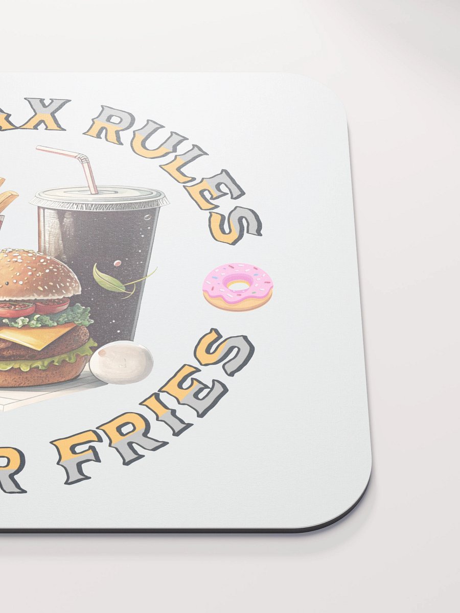 Dad Tax Rules Burger Fries Mouse Pad product image (5)