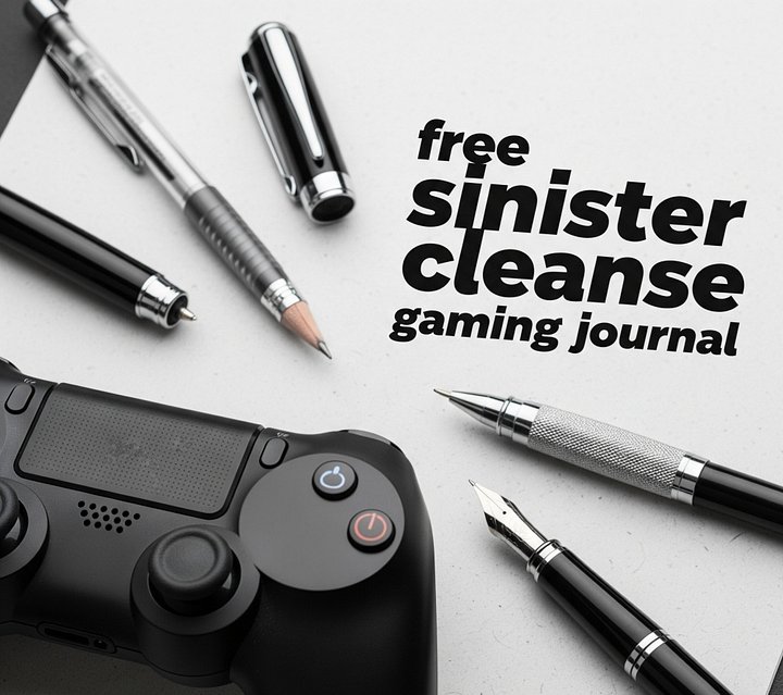 FREE- Sinister Cleanse Gaming Journal Sample Packet product image (1)