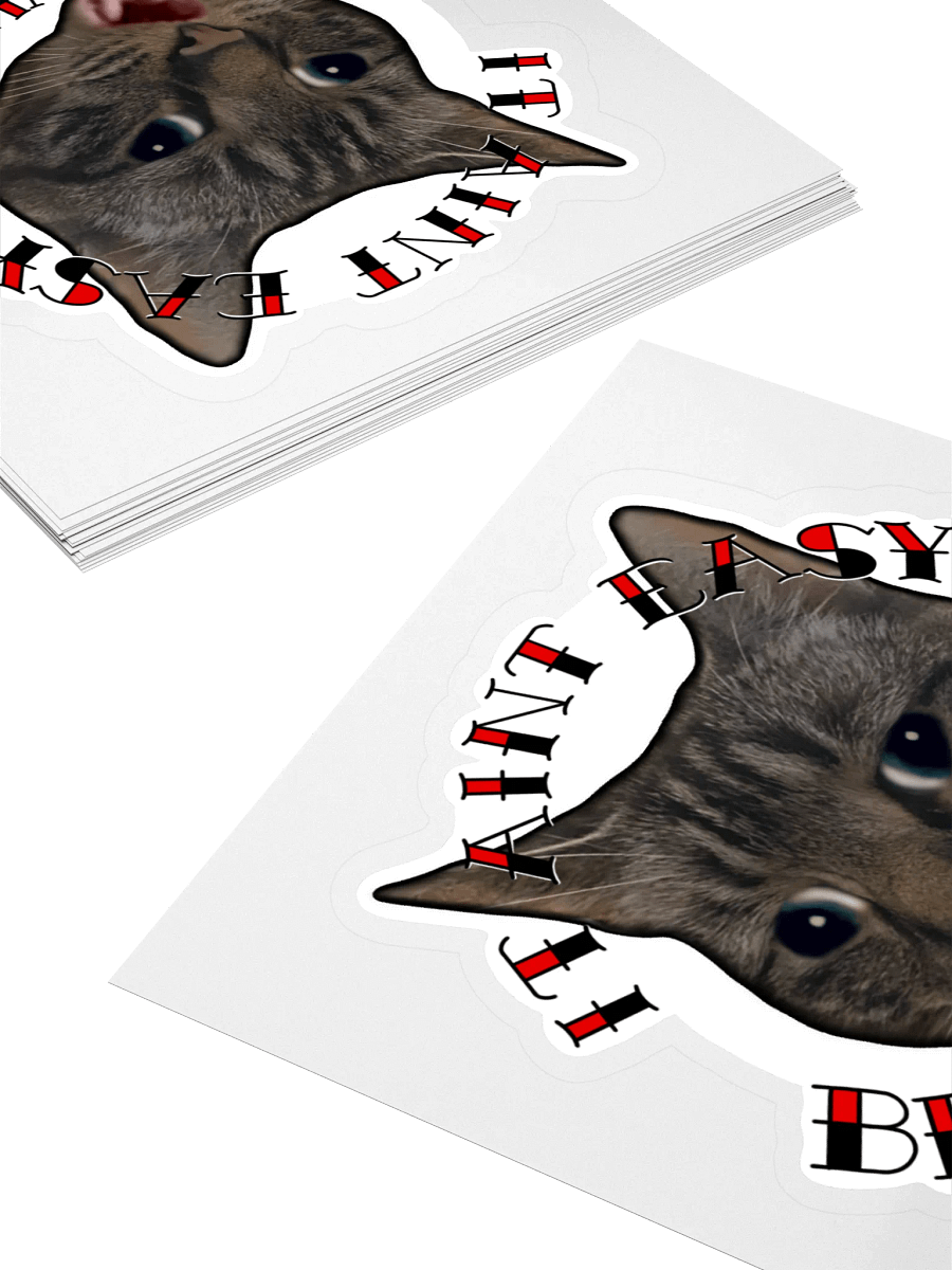 It Aint Easy Being Wheezy || 4x4 Sticker product image (4)