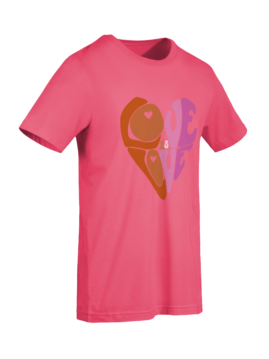 Lesbian Love is Love big print tee product image (9)
