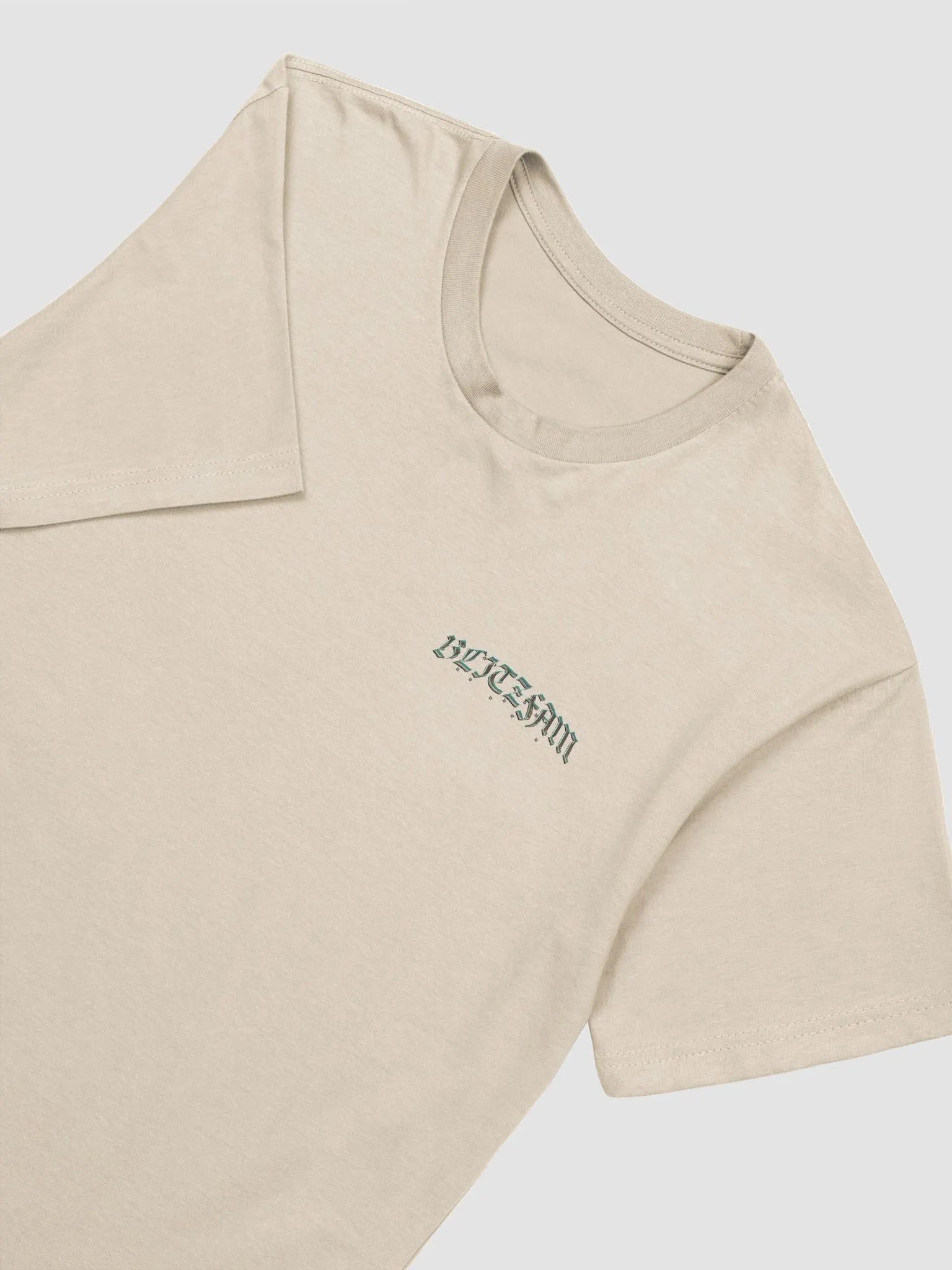 Cream t shirt chrome left logo product image (3)