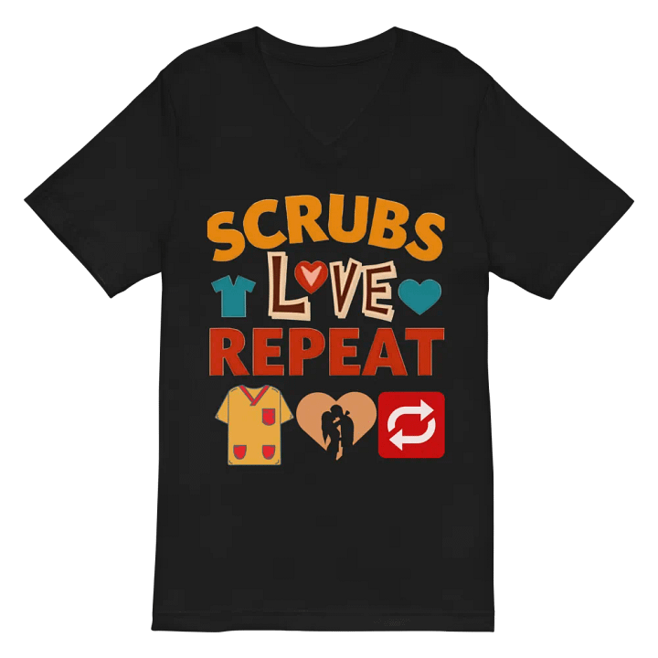 Scrubs ,Love, Repeat V-Neck Tee product image (3)
