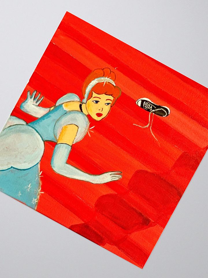Princess Drops Her Basketball Shoe Sticker product image (2)