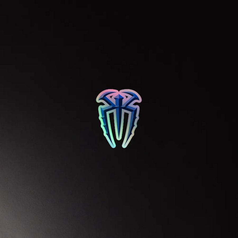 Roman Reigns Kite Shield Holographic Sticker Set product image (2)