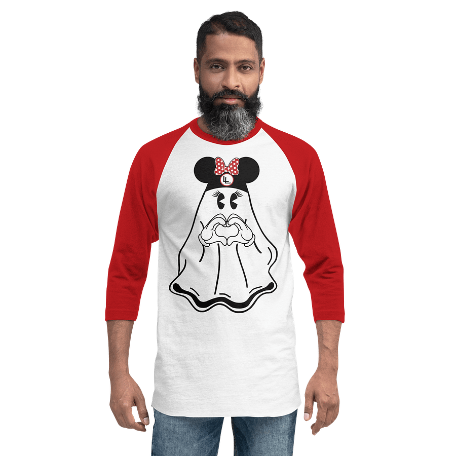 Disnerd Susie Spooks Raglan | White/Red product image (2)