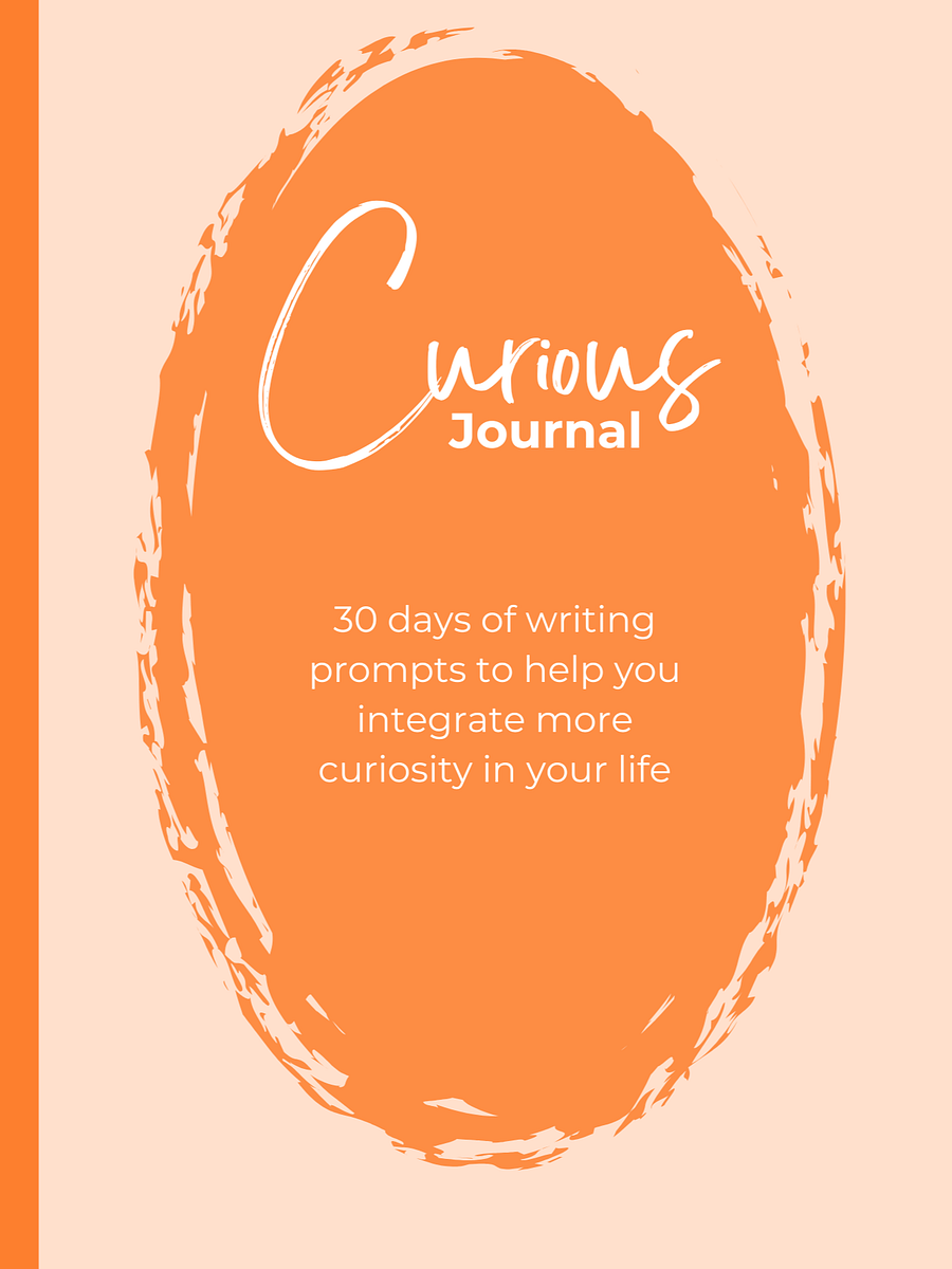 Curious Journal: 30 days of writing prompts (DIGITAL DOWNLOAD/ PRINTABLE) product image (1)