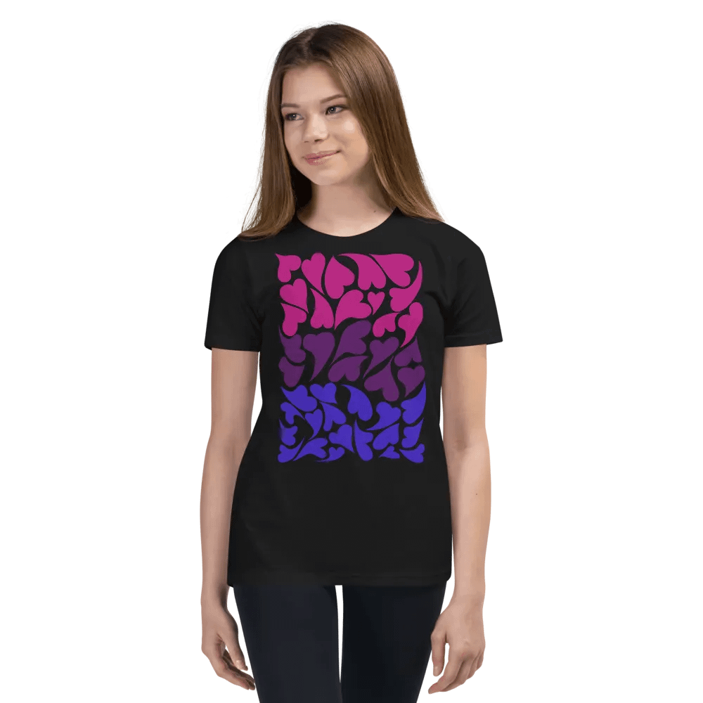 Nestled PRIDE Bisexual T-shirt (Youth) product image (5)