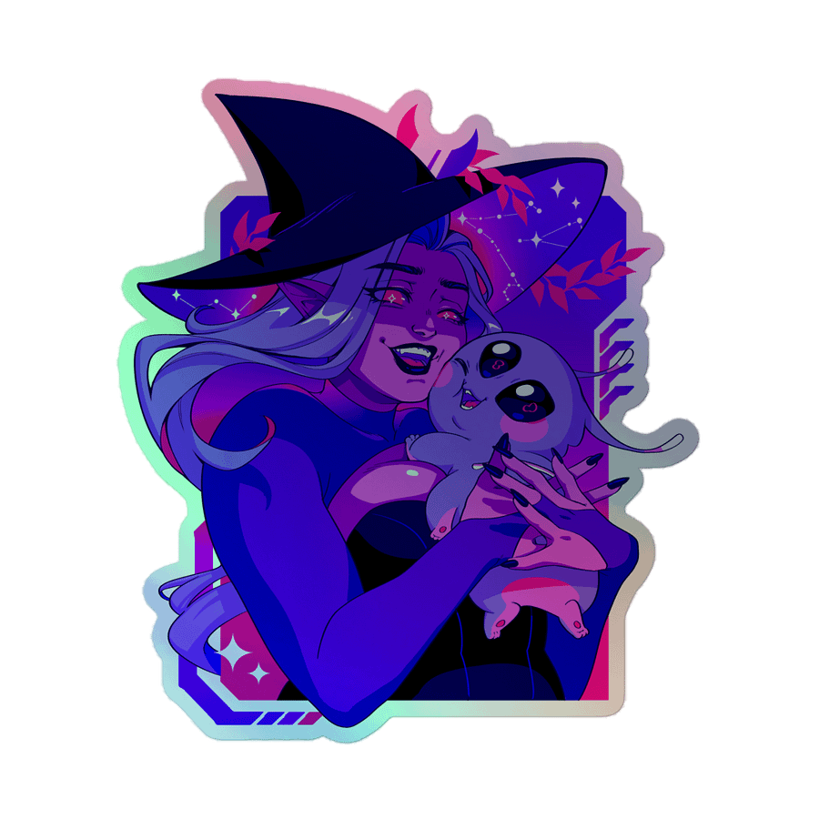 Cyber Stim Holographic Sticker product image (1)
