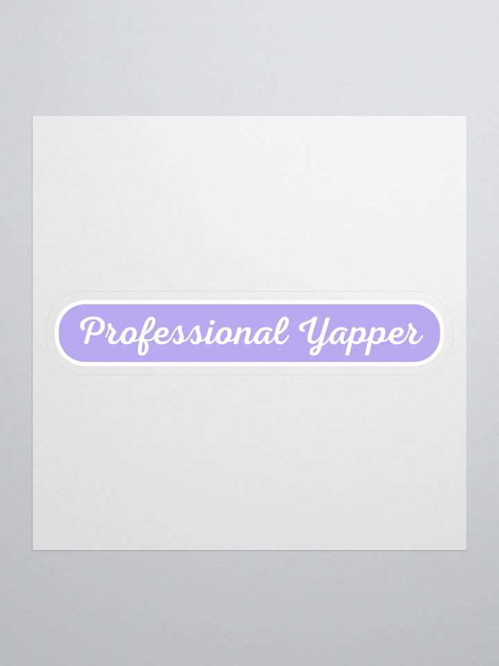 Professional Yapper Sticker - Lilac product image (2)