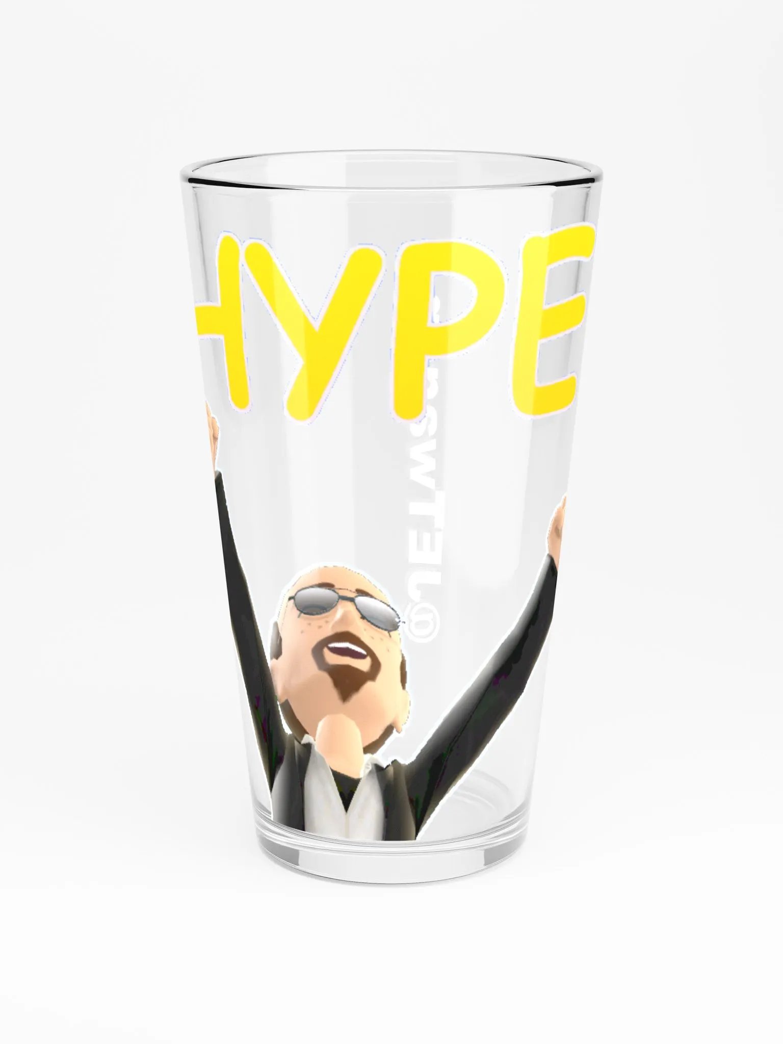 Hype Emote - Pint Glass product image (3)