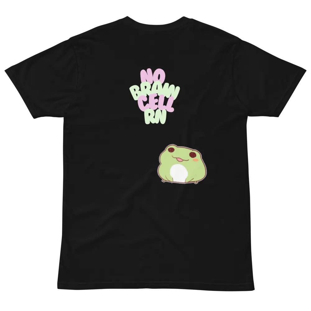 no brain cell rn frog t shirt product image (16)
