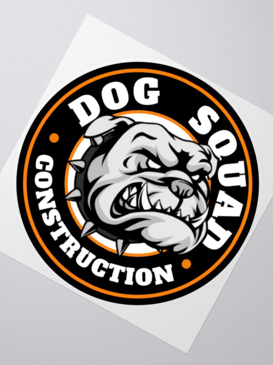 Dog Squad Construction Sticker product image (2)