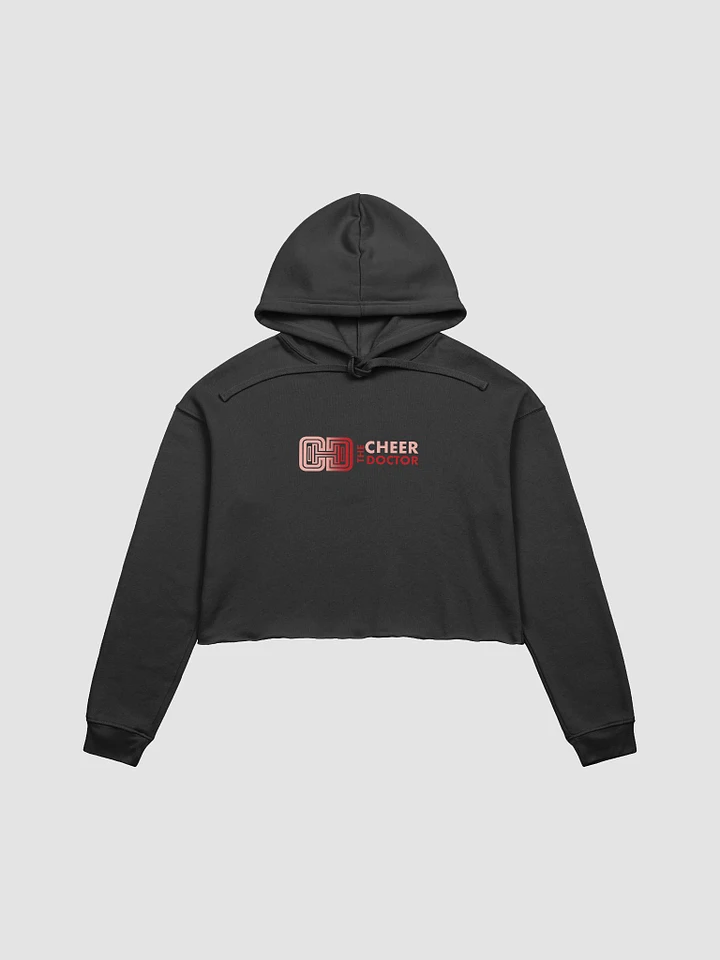 black crop hoodie product image (1)