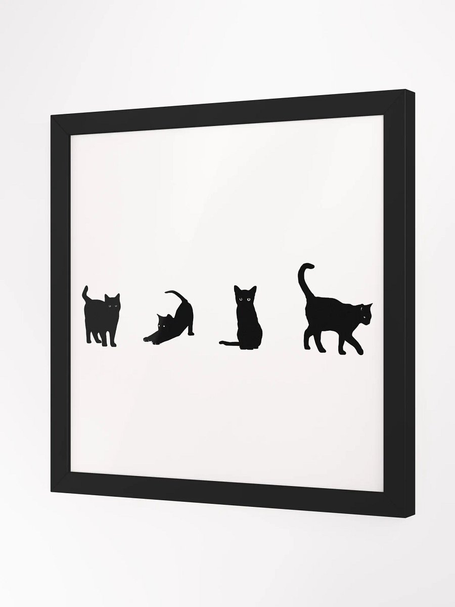 Little Black Cats Framed Poster product image (2)
