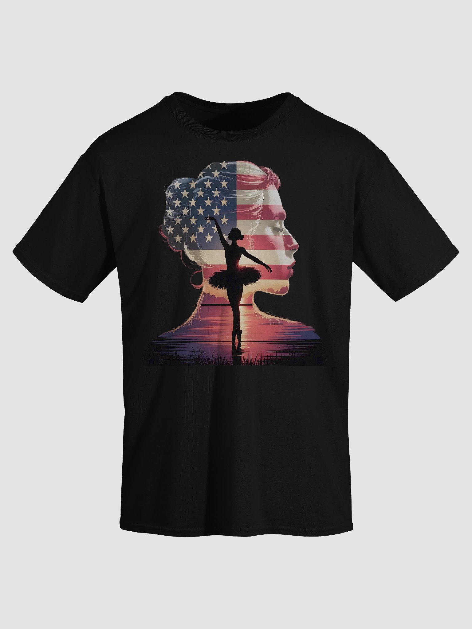 Patriotic Ballerina T-Shirt product image (3)