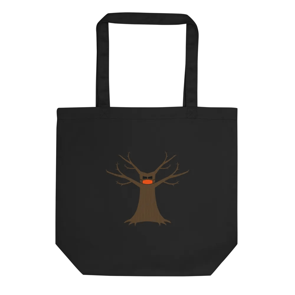 Spooky Tree Wearing A Face Mask Tote Bag product image (5)