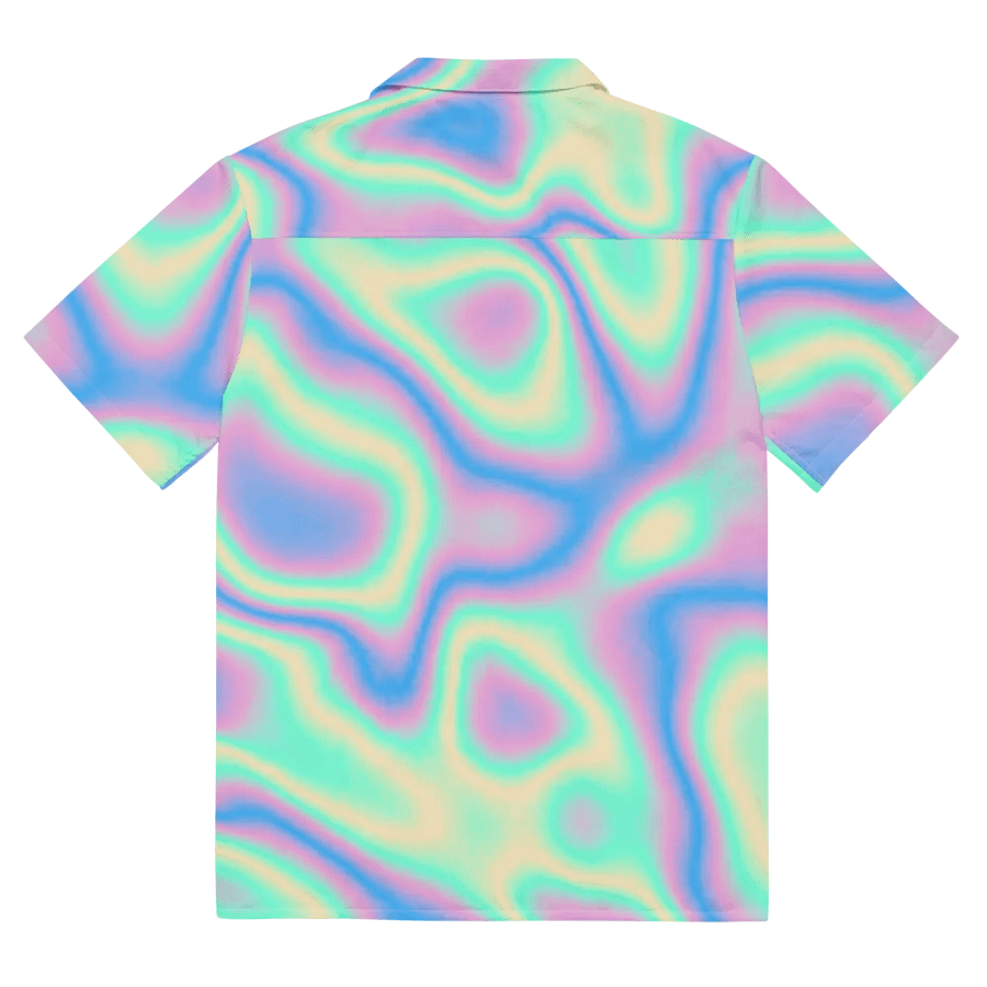 Psychedelic Hologram Unisex Hawaiian Shirt product image (11)