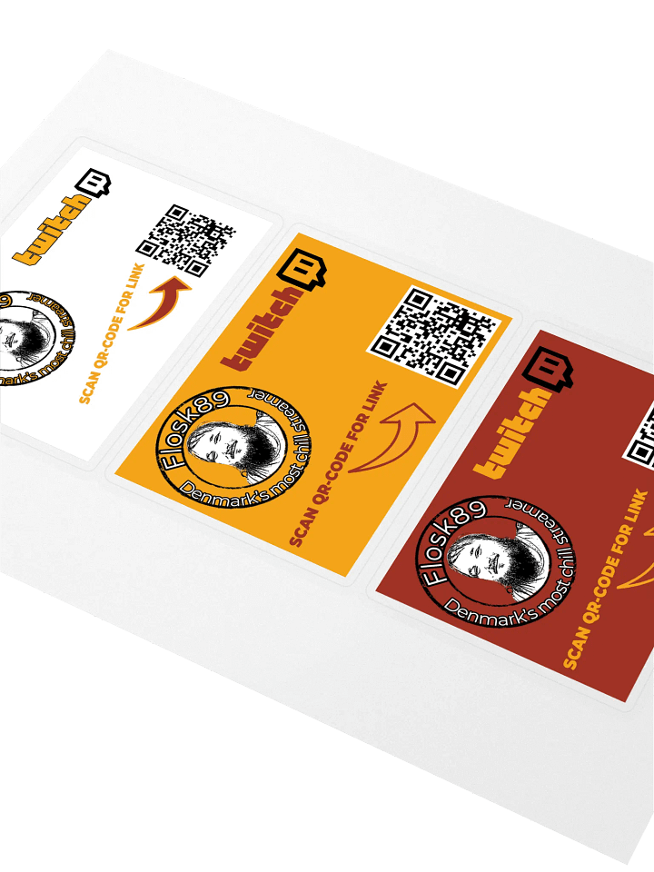 Sheet with stickers in different colors product image (2)