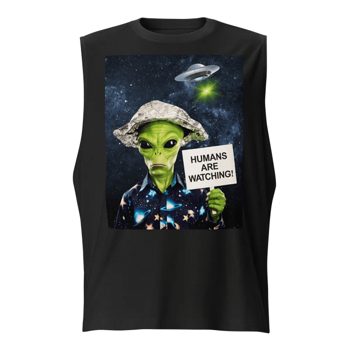Galactic Warning Muscle Tank Bella+Canvas (Men's) product image (1)