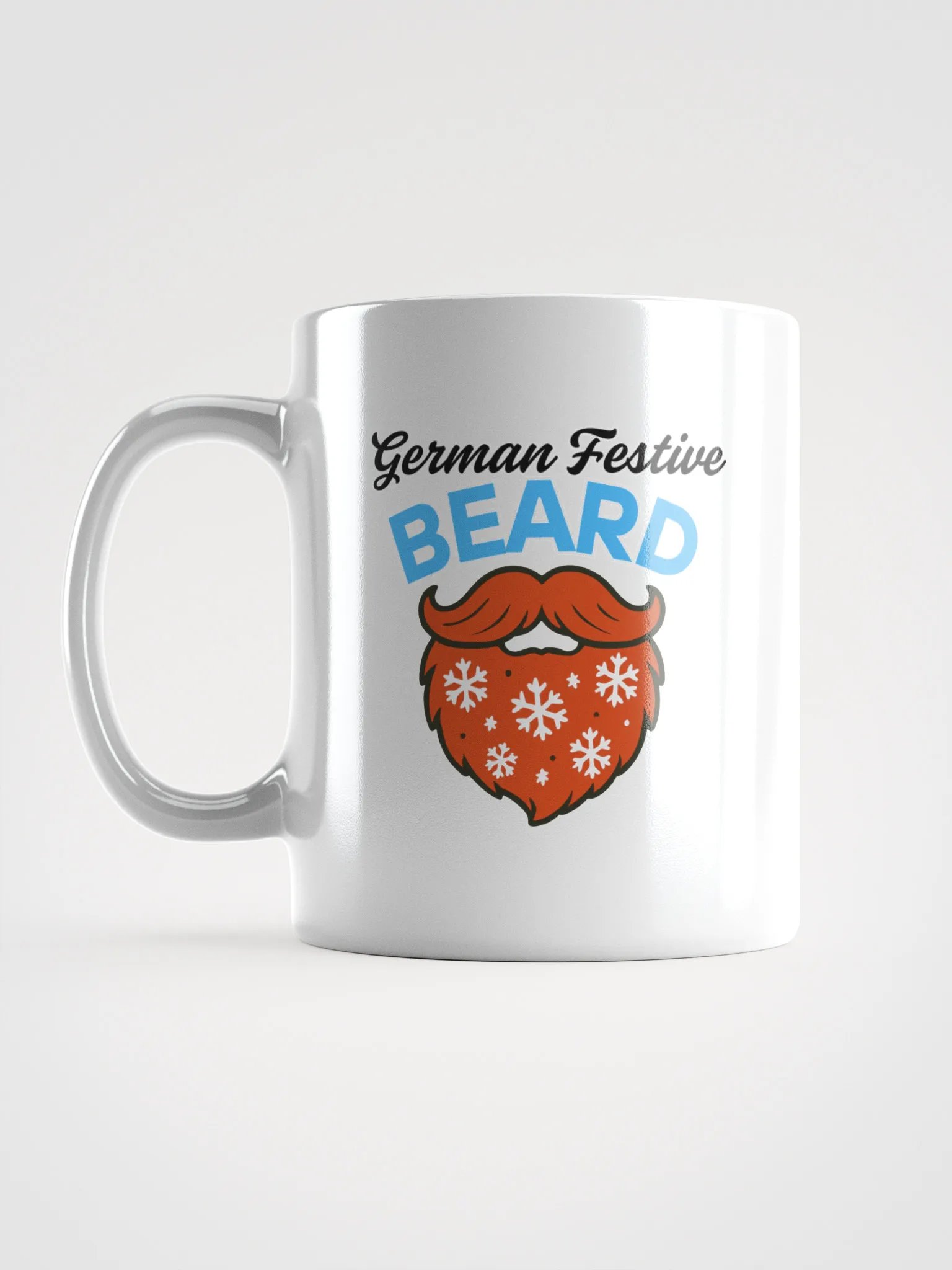 German Festive Beard White Mug product image (3)