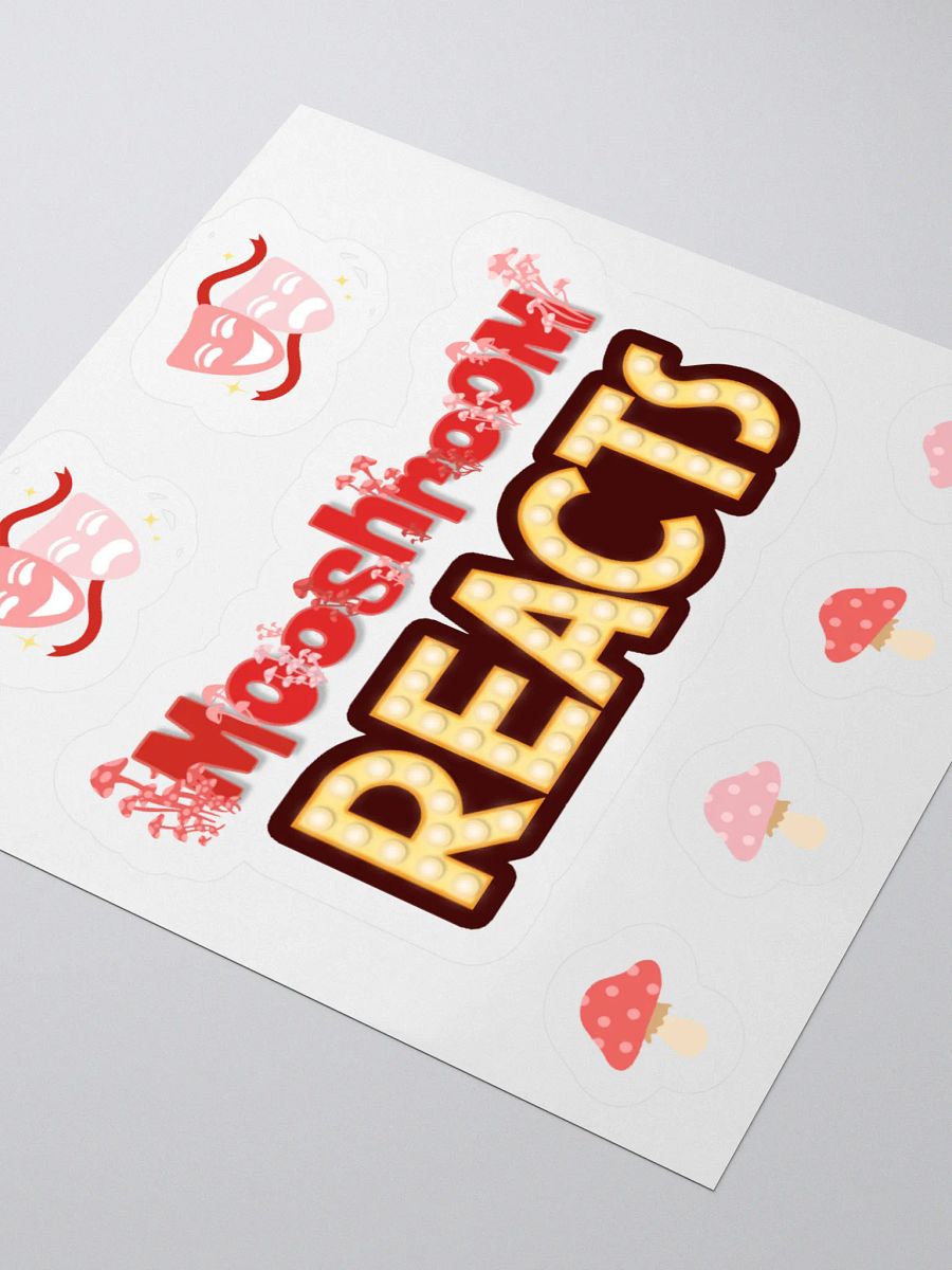 Mooshroom Reacts Sticker Sheet product image (3)