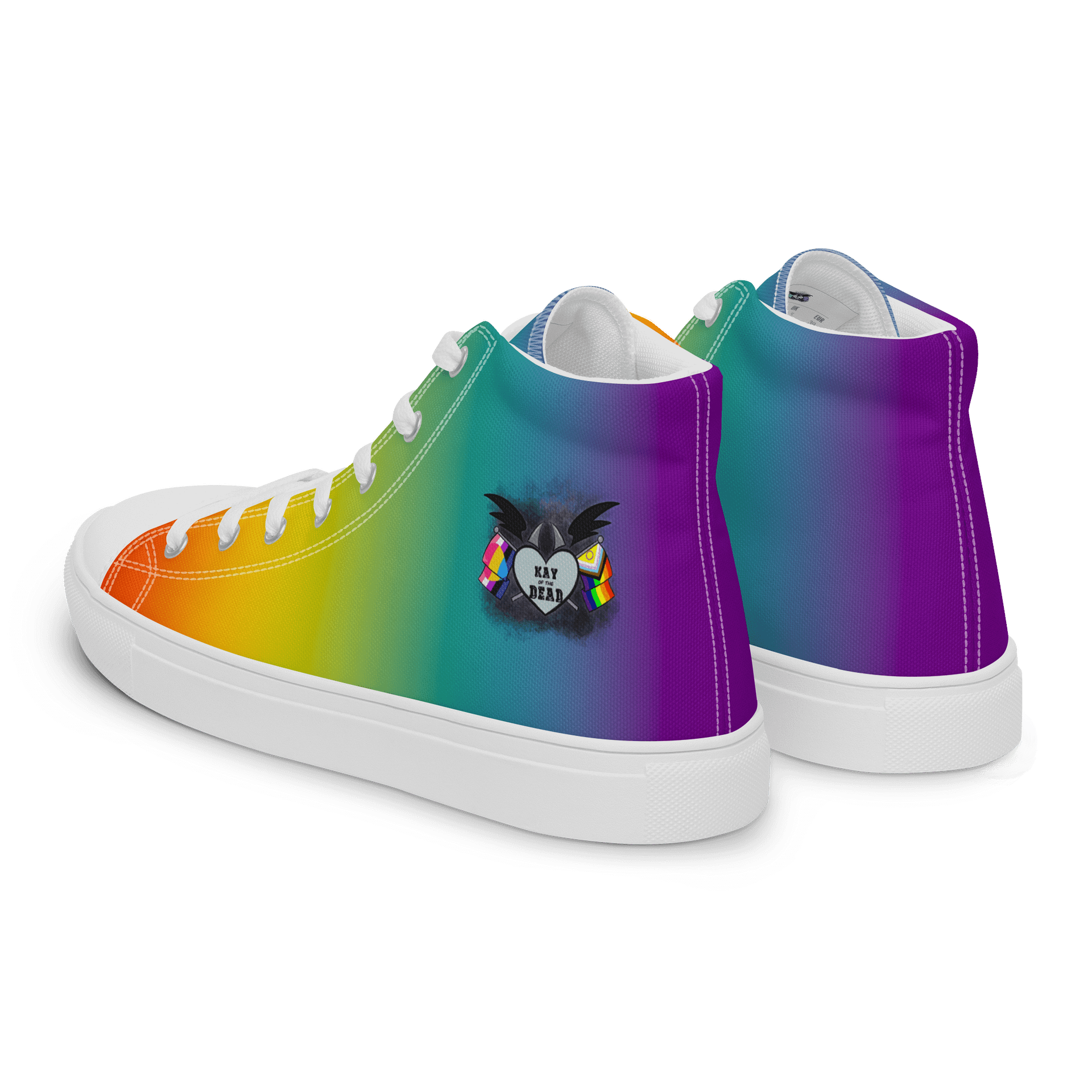 Kay_of_the_Dead Pride Logo Men's High Tops product image (5)