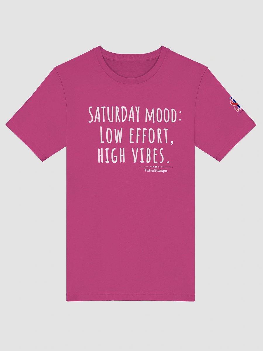 Saturday Low Effort Ideas Pixelated T-Shirt product image (6)