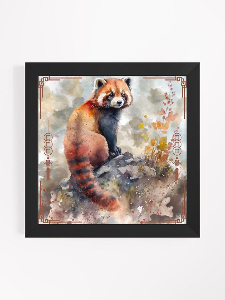 Autumnal Red Panda Watercolor Poster product image (3)