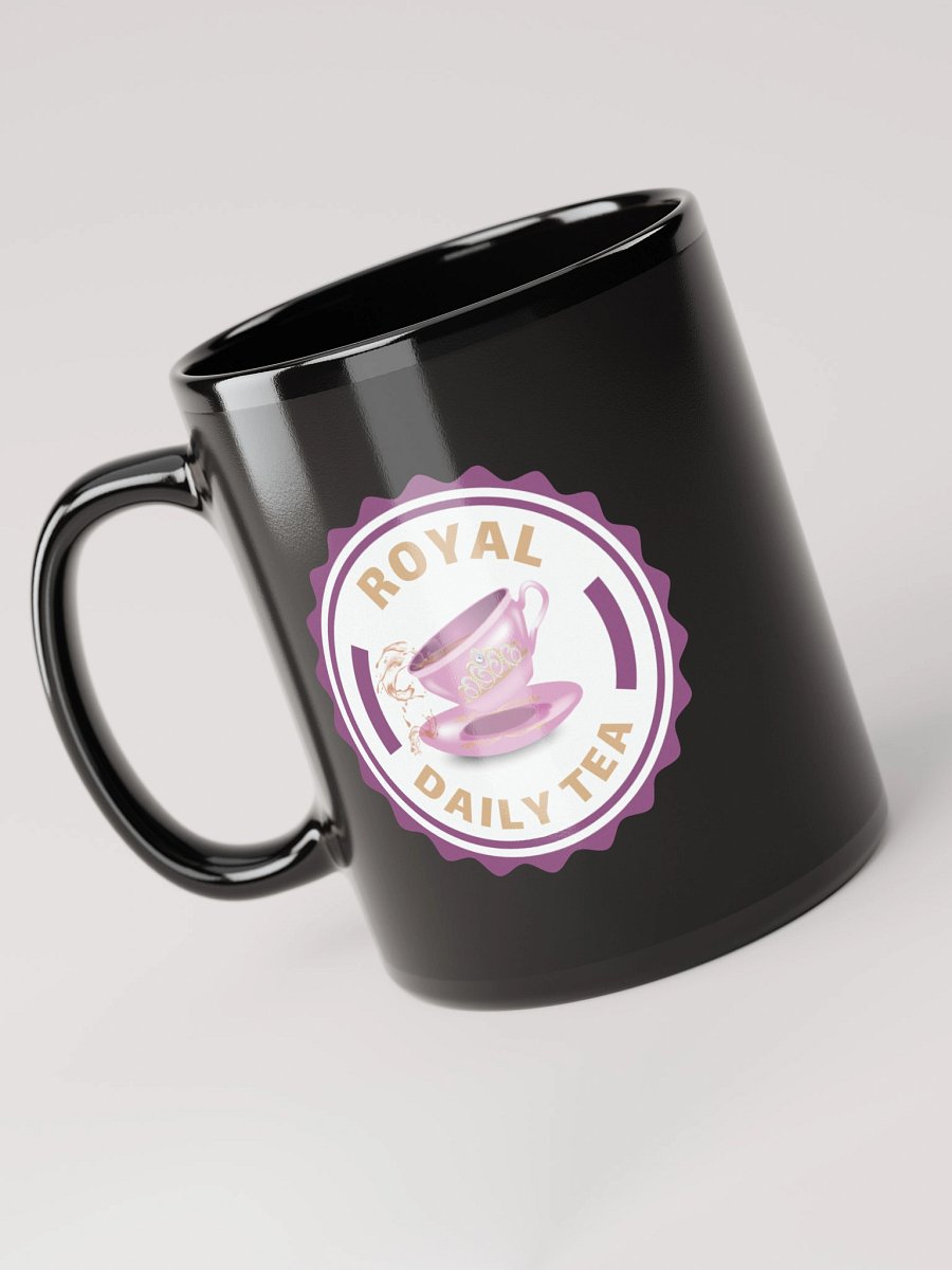 Royal Daily Tea Badge Mug Black- 11oz product image (3)