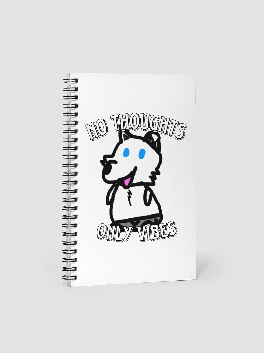 No Thoughts Only Vibes Liffy Spiral Notebook product image (1)