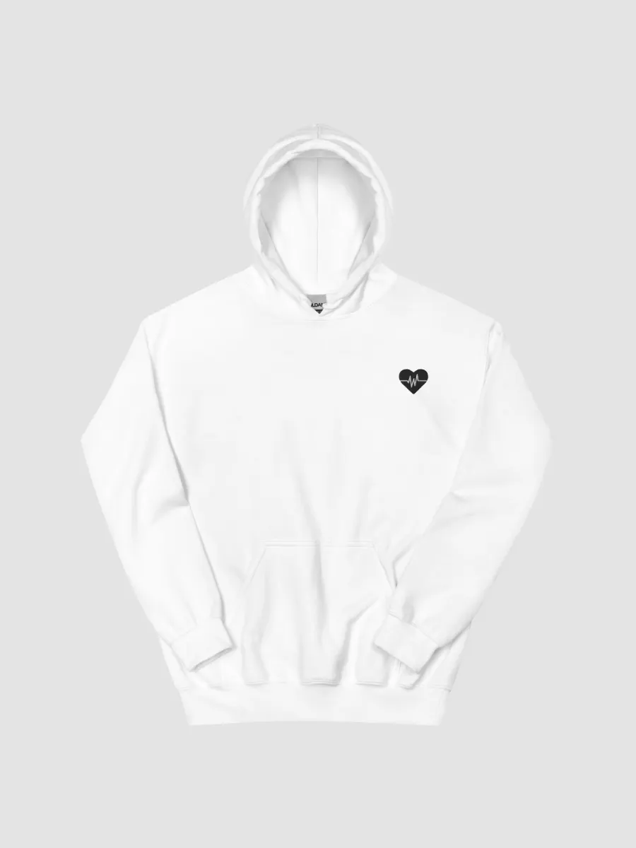Stick to the Plan Embroidered Hoodie White wildez collection