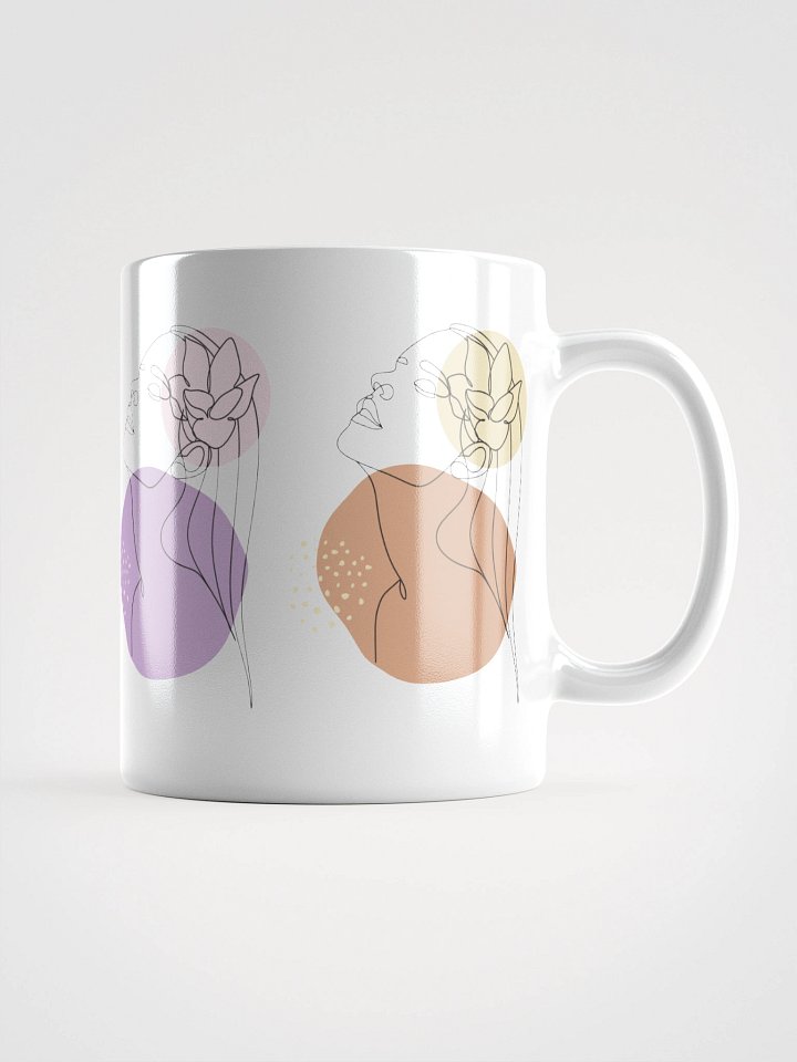 Mug Blanc Equilibre Femme Doux - Ancrage et Légéreté - Idée Cadeau Raffiné product image (1)