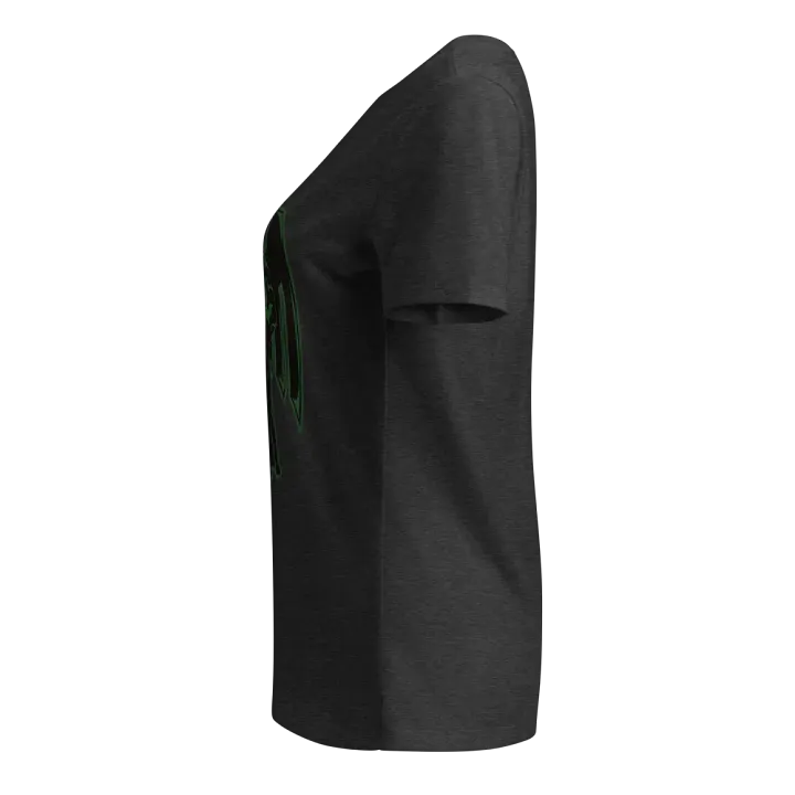 Highlander Roll1 Green Womens V-Neck Shirt product image (13)
