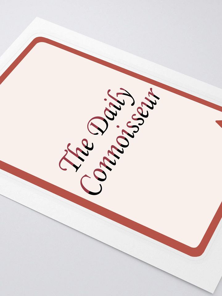 The Daily Connoisseur Queen of Hearts Sticker product image (2)