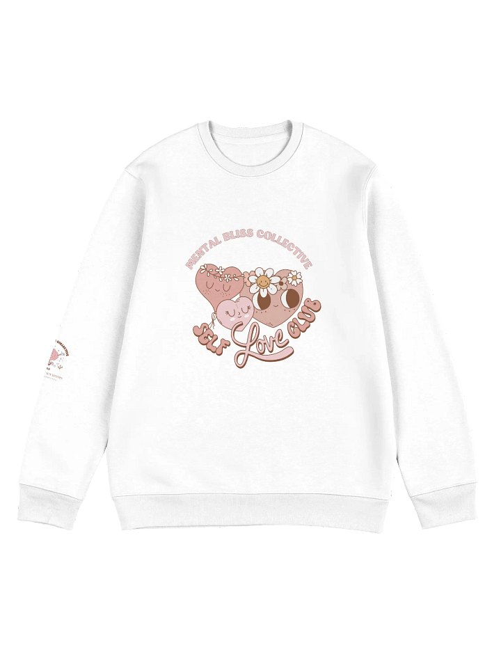 "Self Love Club" Unisex Eco Sweatshirt – Join the Movement of Self-Care product image (1)