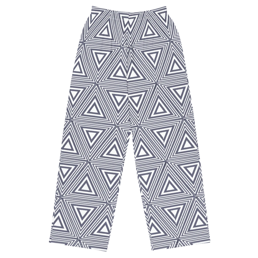 Gray Triangles Wideleg Pants product image (2)