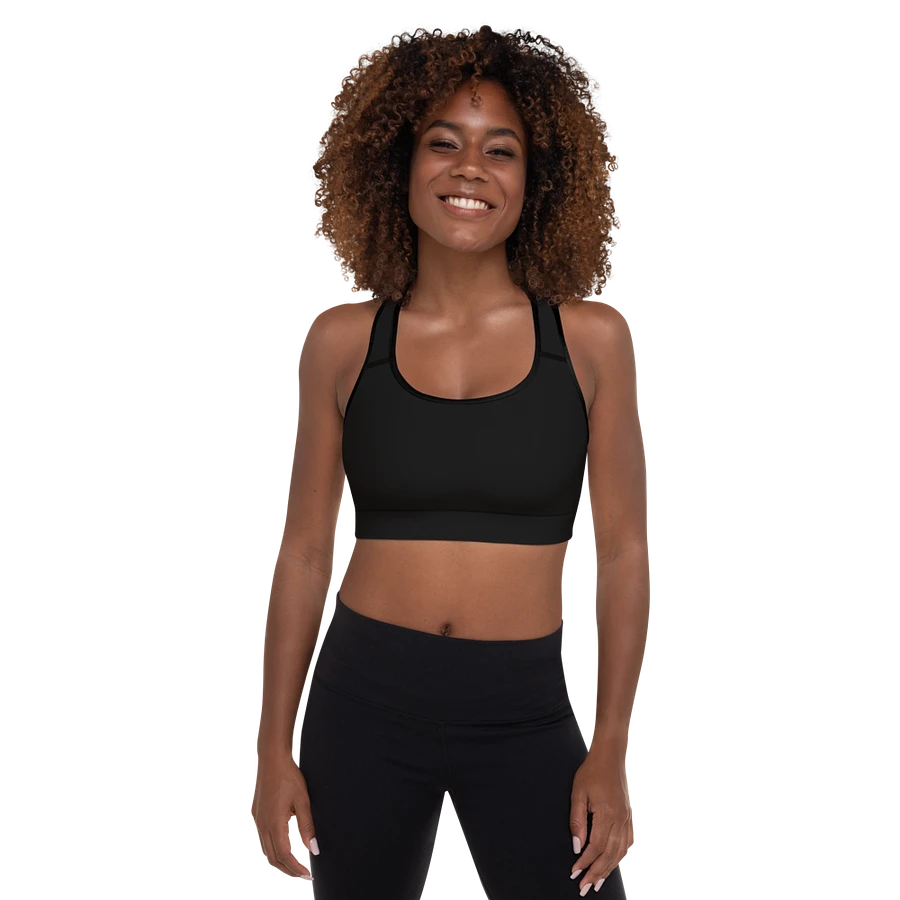 Midnight Allure Padded Yoga Sports Bra product image (2)