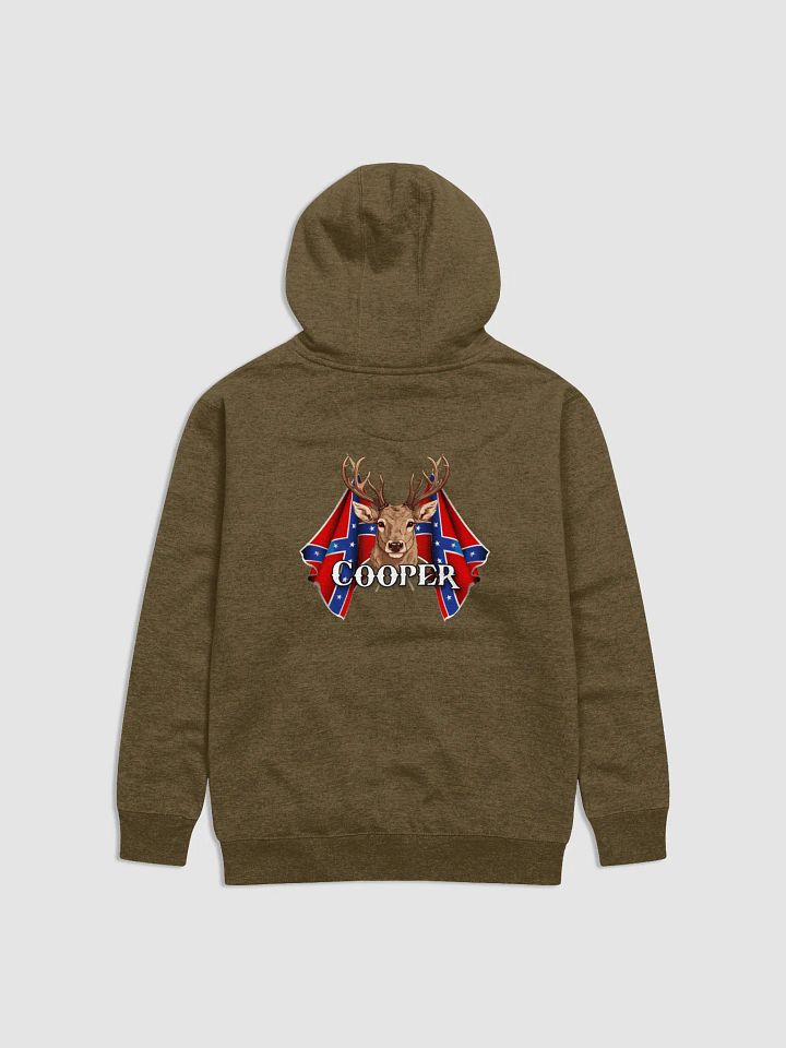 "Cooper" Last Name Rebel Redneck Deer - Adult Hoodie product image (2)
