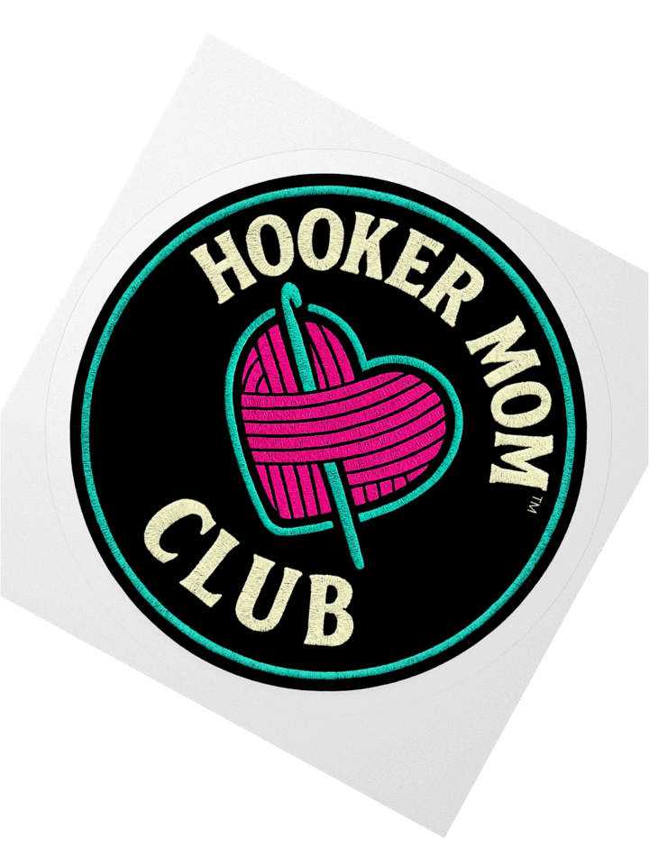 Hooker Mom™ Club Badge Sticker – Official Member Seal product image (2)