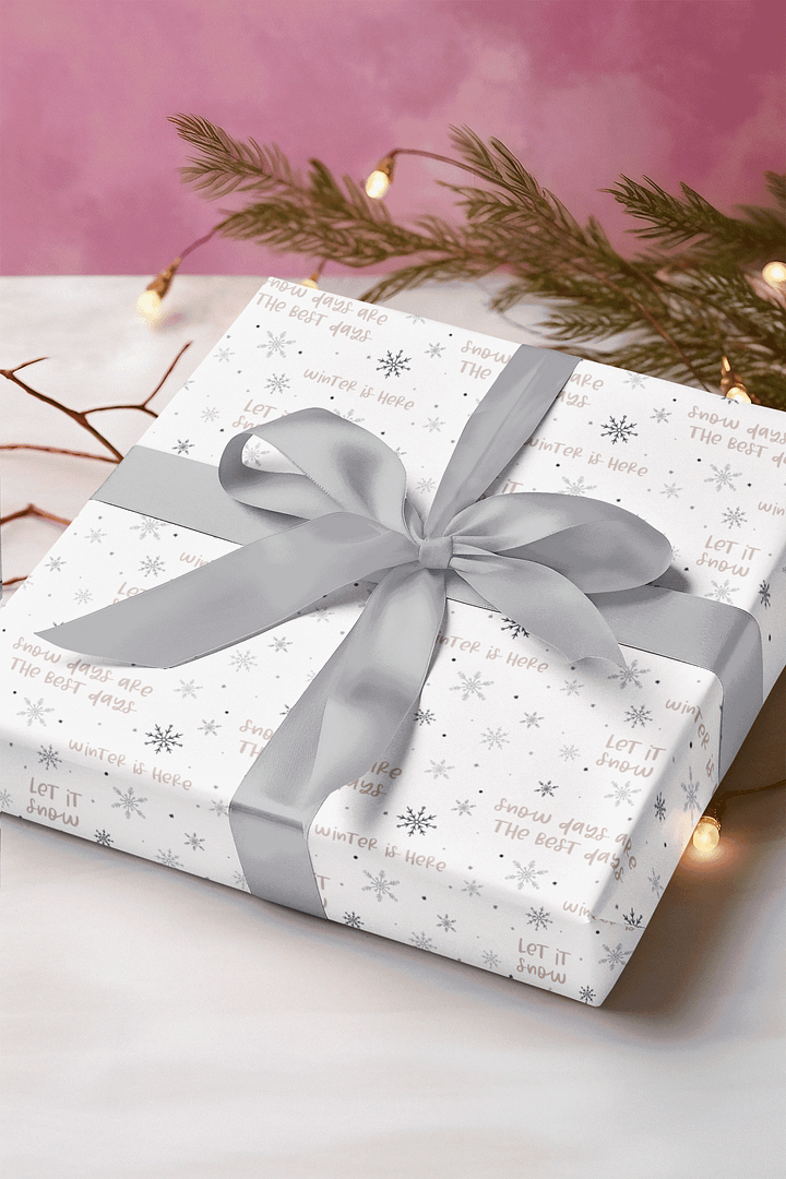 Let it Snow Wrapping Paper product image (1)
