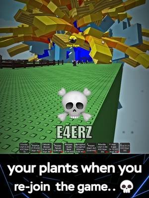 your plants when u rejoin the game #growagarden #roblox #fyp