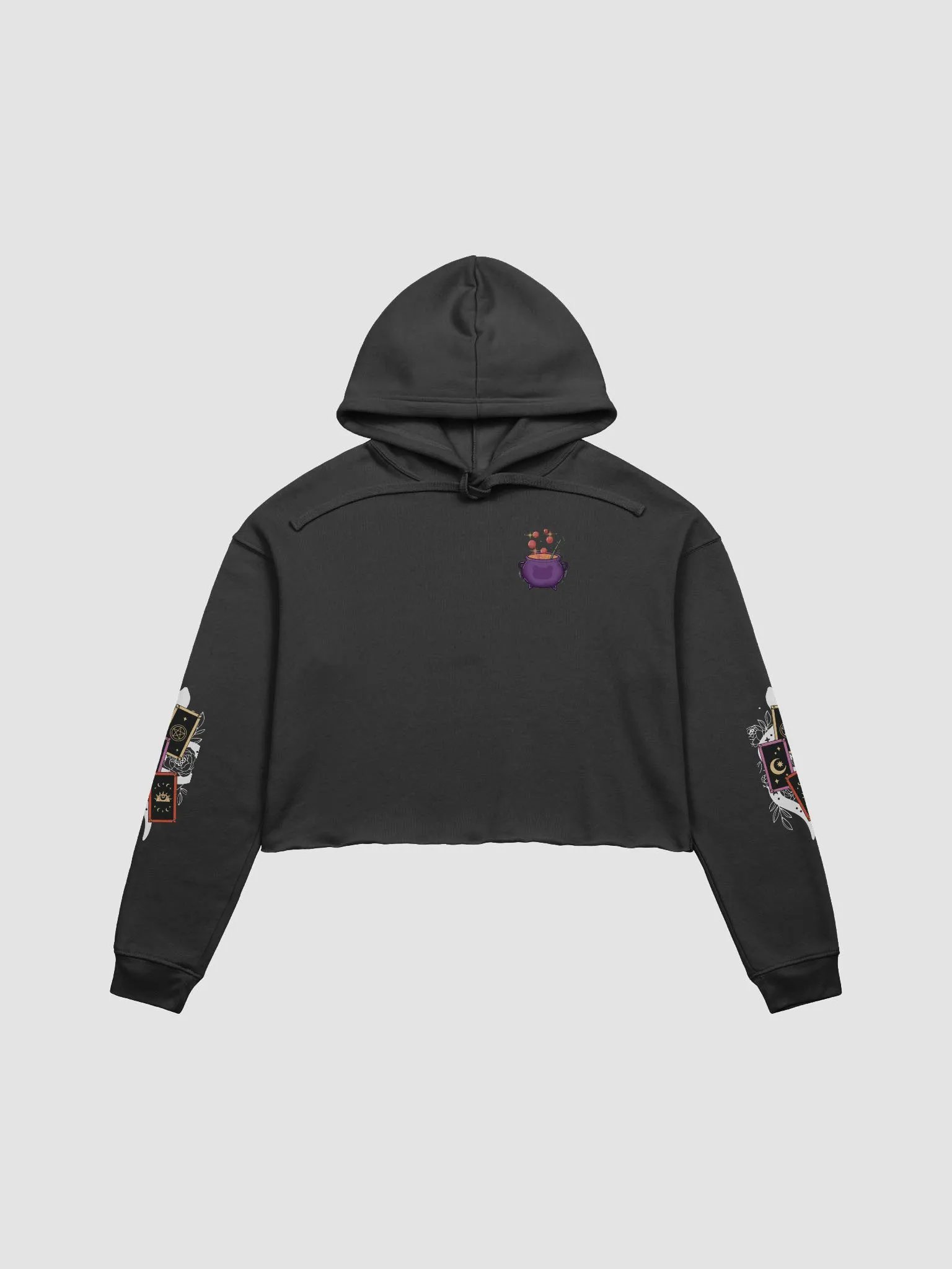 Panda Doll Crop Hoodie - Front Design product image (1)