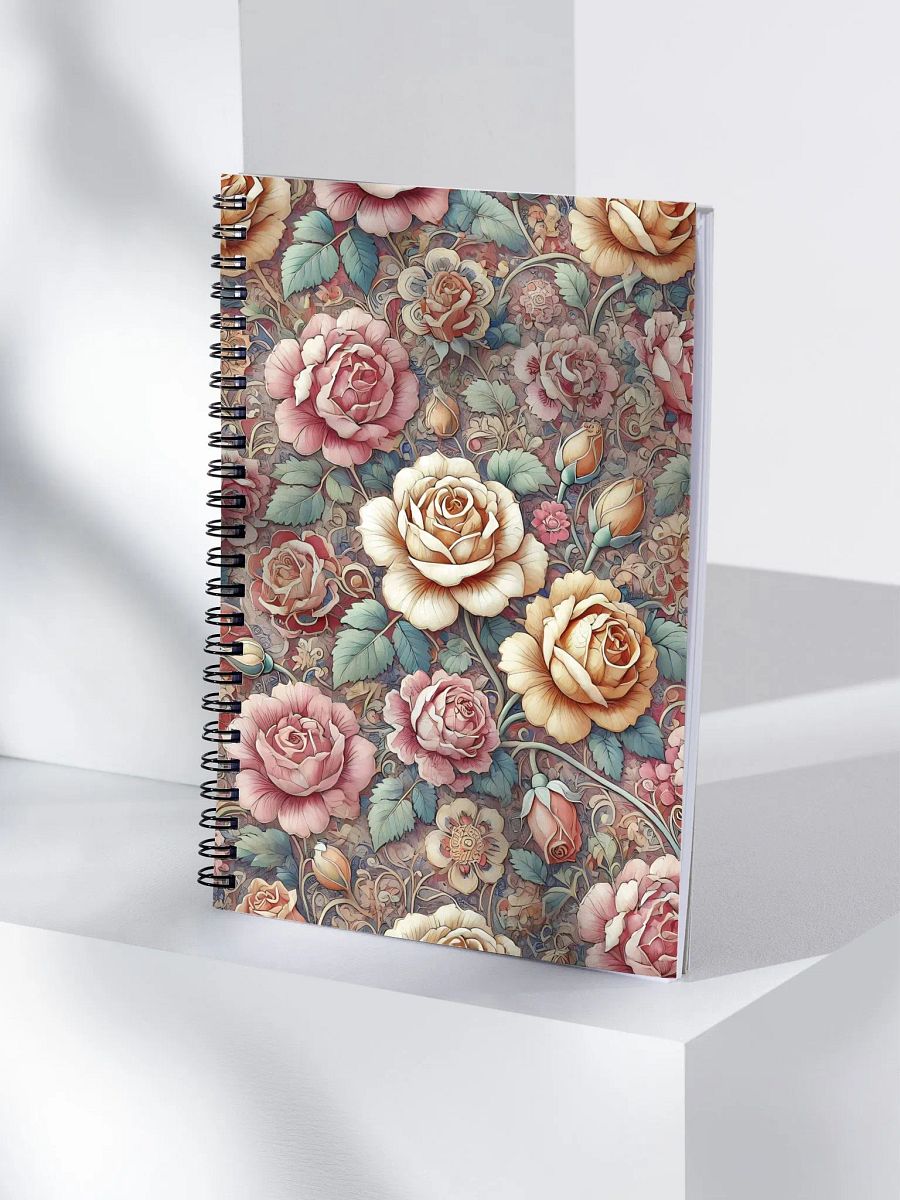 Royal Floral Spiral Notebook product image (4)