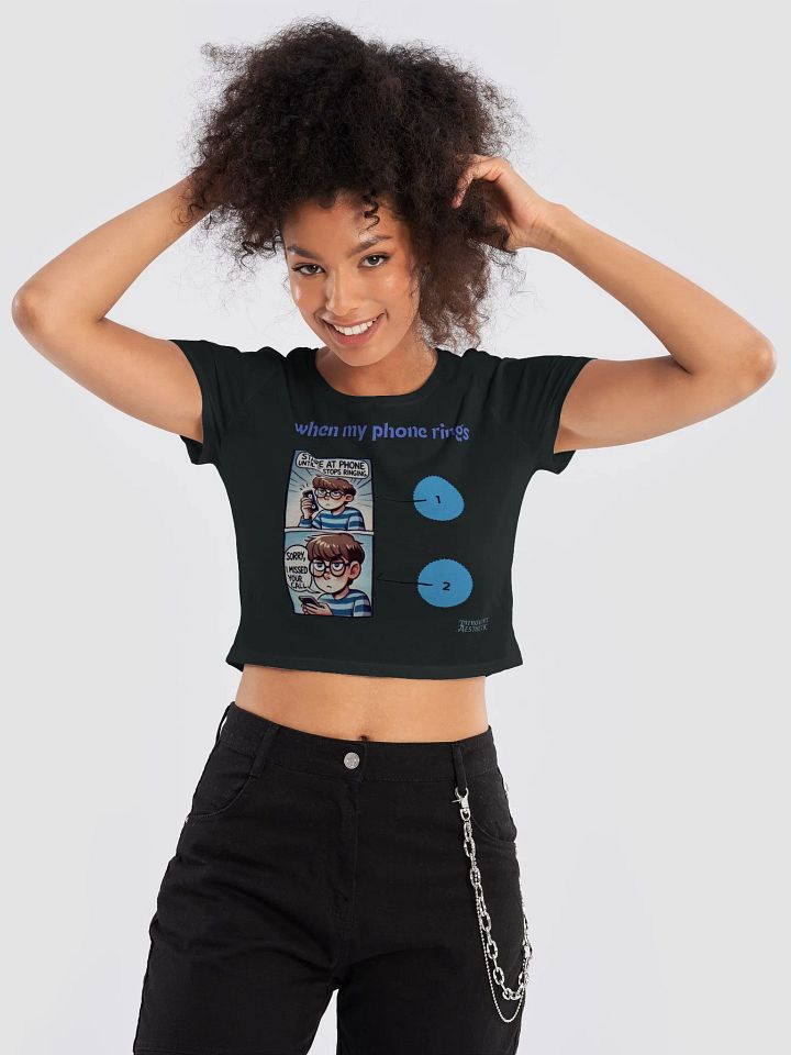 Phone Call Dilemma Crop Tee product image (1)