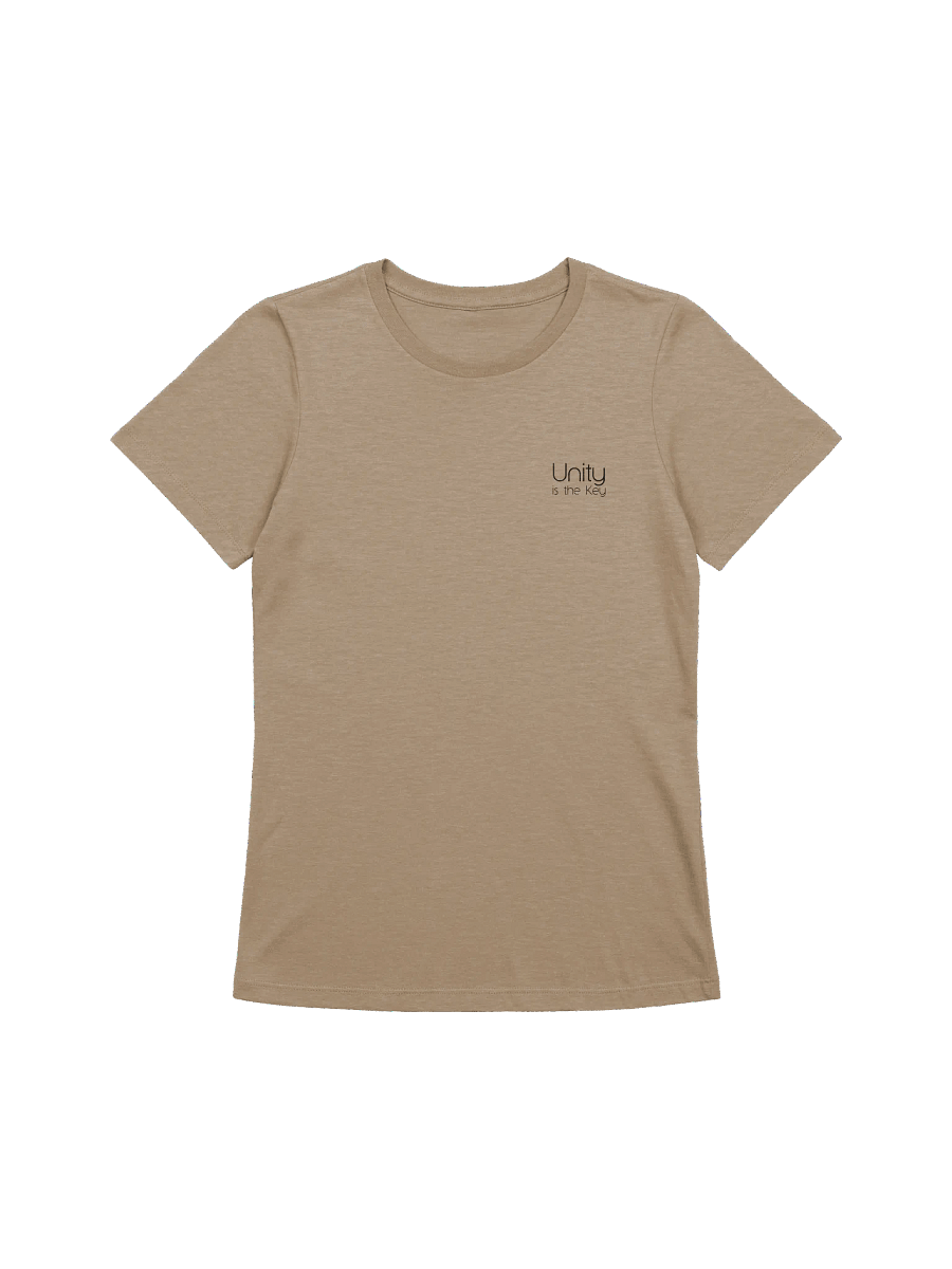 T-shirt Femme UNITY IS THE KEY sigle noir product image (8)