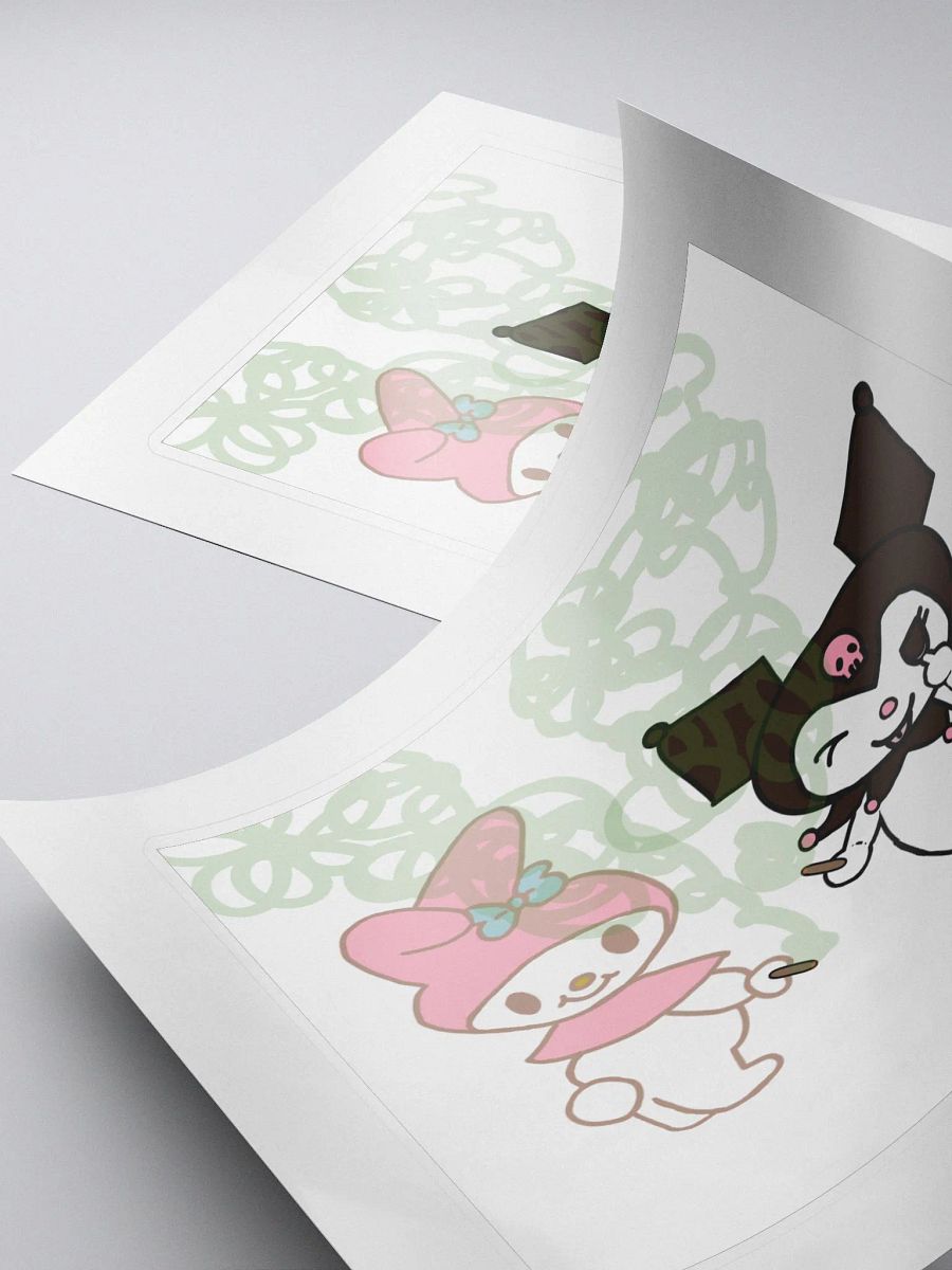 My Melody And Kuromi Sanrio Smoking Sticker product image (4)